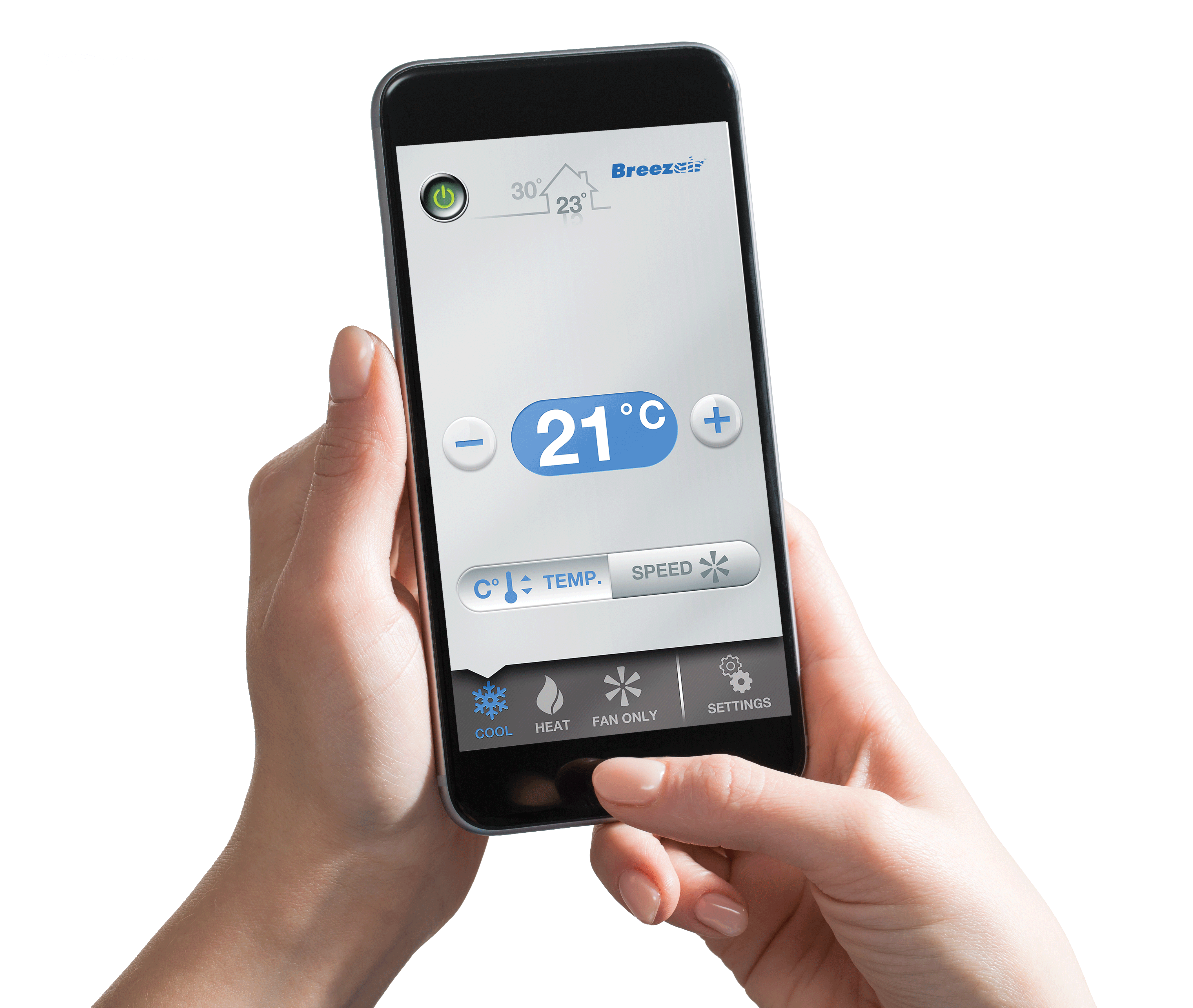 Control Seeley Evaporative Coolers and Gas Heaters from the Same App